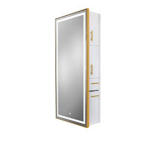 pibbs 9220 gold lumina led mirror wall