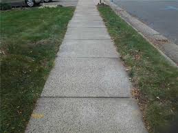 uneven walkway repaired