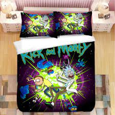 And Morty Print Full Bedding Set
