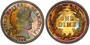 1908 10c Proof Barber Dime Pcgs Coinfacts