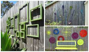 Incredible Diy Garden Fence Wall Art Ideas