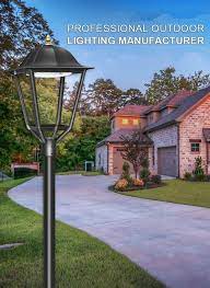 Outdoor Aluminum Lamp Post Classic Led