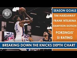 New York Knicks Depth Chart 18 19 Goals For Tim Hardaway