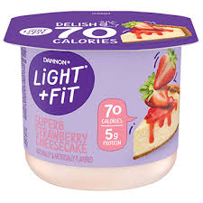 light fit nonfat yogurt strawberry