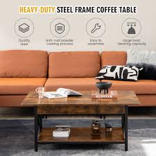 Industrial Rectangular Coffee Table