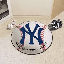 mlb team logo 27 round baseball rugs