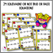 Balancing Equations Equal Sign 1st