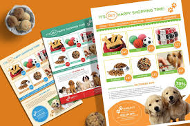 Pet Shop Flyer Template Psd A4 8 2 X 11 6 Inches Bleed Area 3