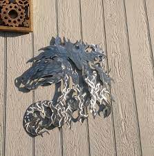 Metal Wall Art Horse Head Large Wall