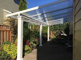 Clear Acrylic Panes Patio Cover