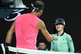 27 seed pablo carreno busta. Rafael Nadal Meets Ball Girl After Hitting Her In Face With Tennis Shot At Australian Open London Evening Standard Evening Standard