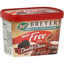 breyers double churn free fat free ice