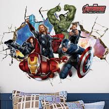 Super Hero Avengers Wall Decal