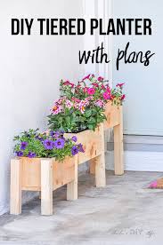easy 10 diy tiered planter box with