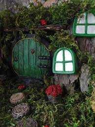 Fairy Door Kit Fairy Garden Door Green