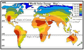 Map Solar Insolation Solar Insolation