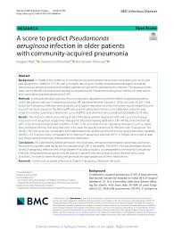 pdf a score to predict pseudomonas