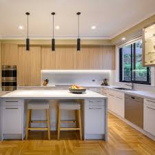 white melamine modern wood kitchen cabinets