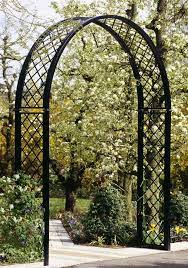 portofino romanesque garden arch steel