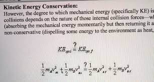 Kinetic Energy Conservation