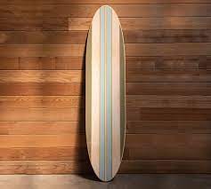 striped wooden surfboard wall décor 66