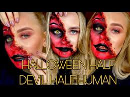 halloween half devil half human you