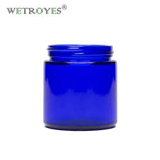 China Cobalt Blue 4oz 120ml Glass Cream