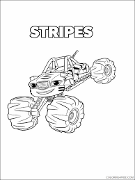 Blaze coloring pages for kids online. Blaze And The Monster Machines Coloring Pages Printable Coloring4free Coloring4free Com