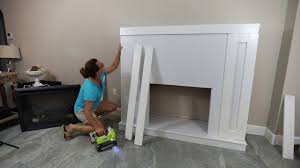 how to build a diy fireplace surround