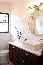 Build her own light fixture! Bathroom Vanity Lighting Ideas And Design Tips Apartment Therapy