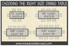 10 person dining table speak a lot about you as an individual and as a family. Choosing The Right Size Dining Table Meadow Lake Road Dining Table Dimensions Dining Table Sizes 10 Person Dining Table