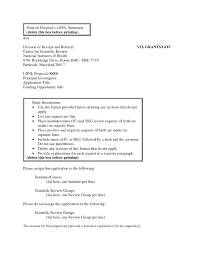 Nih F31 Cover Letter Example