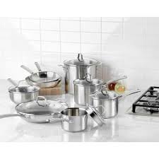 14 piece stainless steel cookware set