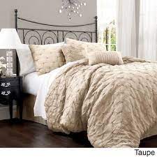 queen or king size comforter set ivory
