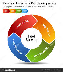 Benefits Of Professional Pool Cleaning Service Chart Stock