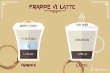What is a frappe vs latte?