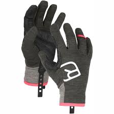 Womens Fleece Light Gloves Dark Grey Blend S