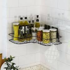 Bathroom Corner Shelf With Adhesive Sticker