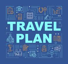 travel plan word concepts banner