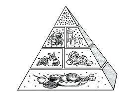 Food Pyramid Coloring Pages Food Pyramid Coloring Page For