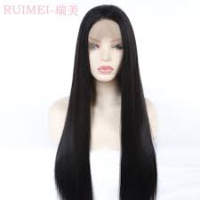 A wide variety of black long hair wigs women options are available to you, such as hair grade, virgin hair, and density. Synthetic Lace Front Wigs With Baby Hair Long Straight Black Hair Wig For Women Shopee Philippines