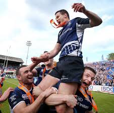 leinster rugby celebrate wolf bl