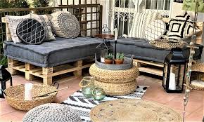 pallet sofa cushions anthracite color
