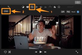 how to crop a video on i with