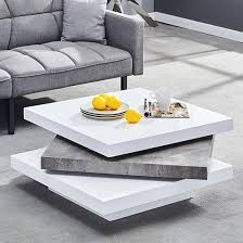 Tokyo Twist Glass Top Coffee Table With