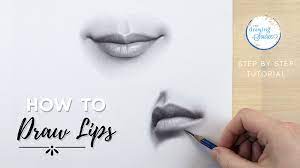 how to draw lips step by step