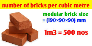 Homeowners typically pay between $340 and $850 for 1,000 bricks but could pay anywhere from $250 to $3,730. How To Calculate No Of Bricks In 1m3 Cubic Metre Civil Sir