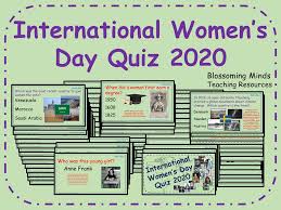 Play this game to review american history. International Women S Day Quiz 64 Questions Women S History Month Teaching Resources