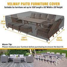 Velway Patio Furniture Cover Waterproof