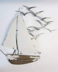 Wall Yacht With Seagulls Dorset Gifts